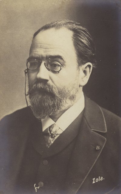 Emile Zola (1840-1902), novelista, periodista y dramaturgo francés de French Photographer